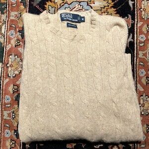 Polo Ralph Lauren cashmere camel sweater - size medium